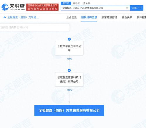 長城汽車在洛陽成立銷售新公司，拓展信息咨詢服務
